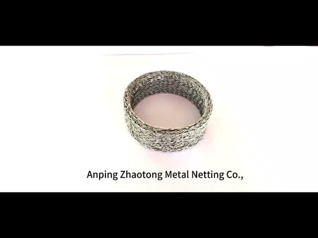 2.5CM Stainless Steel Knitted Wire Mesh Rolls For Screens