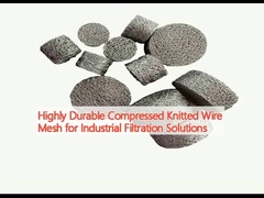 Highly Durable Compressed Knitted Wire Mesh for Industrial Filtration Solutions