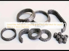 Good Filter Resistance Compressed Knitted Wire Mesh for Liquid Filter 14 X 10mm Diameter