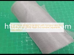 Plain Weave Knitted Wire Mesh with Corrosion And Rust Resistance and 3.8CM Width for Industrial Separation Applications