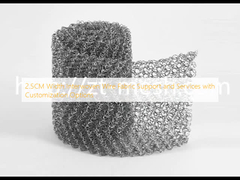 2.5CM Width Interwoven Wire Fabric Support and Services with Customization Options