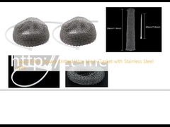 Liquid Filter Square Knitted Wire Mesh Gasket with Stainless Steel Wire