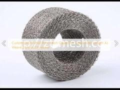Customized Knitted Wire Mesh Gasket for Liquid Filter Length As Weave Style dutch weave