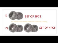 403 Stainless Steel Cleaning Ball  6*4mm  For Kitchen Cleaning