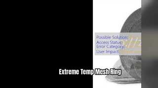 High Temp Knitted Wire Mesh Ring 60x20mm