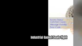 Knitted Wire Mesh Gasket Seals Industrial Systems