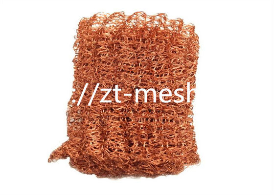 width 5-50cm Durable Knitted Wire Mesh Stainless Steel Flexible Metal Mesh for Filtration Separation