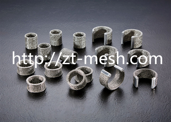 Shielding Device Compressed Knitted Wire Mesh with Special Shape and Customizable Thickness for Industrial Applications