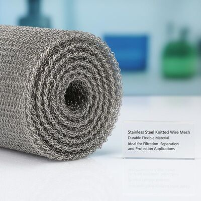 Stainless Steel Knitted Wire Mesh Durable Flexible Material Ideal for Filtration Separation and Protection Applications
