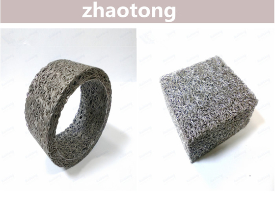 20micron Titanium Stainless Steel Knitted Wire Mesh Gas Liquid Filter Mesh