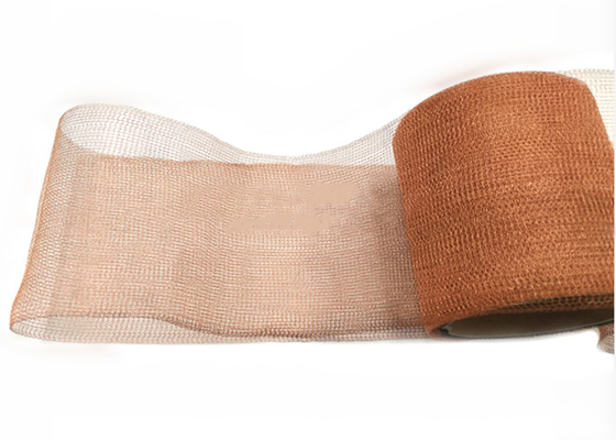 SS310 Knitted Copper Wire Mesh Screen 99% Pure For Building Hole Prevent Bird Nesting