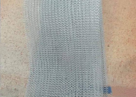 100mm Width Copper Knitted Mesh For Distillation Column Packing