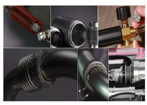 200 Micron Compressed Knitted Wire Mesh 304 316 Stainless Steel