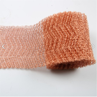 High Temperature Copper Knitted Wire Mesh 3.8cm