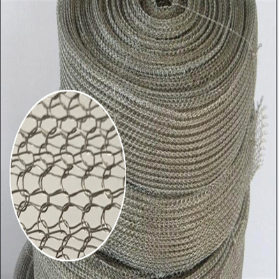 Stainless Steel Gi 0.23mm Knitted Wire Mesh 500mm Width Cutting Edge Treatment