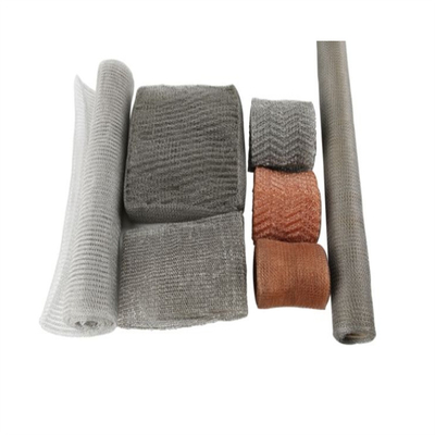 5-150mm High Dia 10-200mm Compressed Knitted Wire Mesh For Silencers Filtration