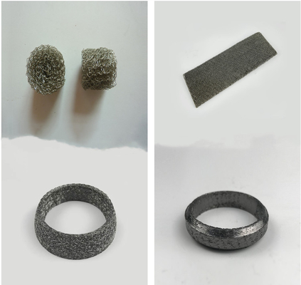 Surface Treatment Cleanout Knitted Wire Mesh 304  Stainless Steel