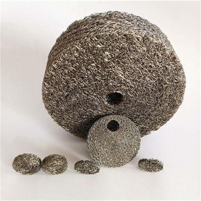 Sus 316 Knitted Wire Mesh Cylindrical Shape For High Temperature Environments