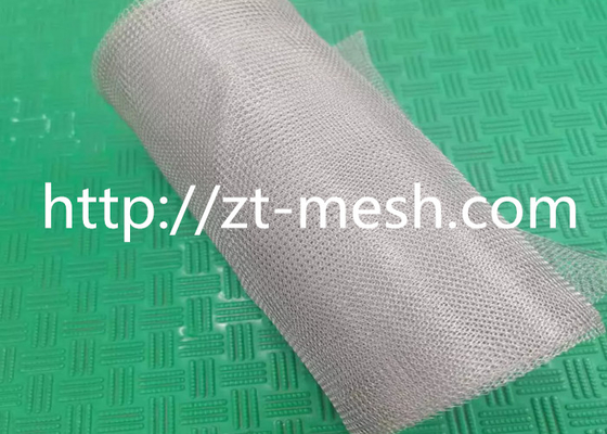 Plain Weave Knitted Wire Mesh Corrosion And Rust Resistance 3.8CM Width For Industrial Separation