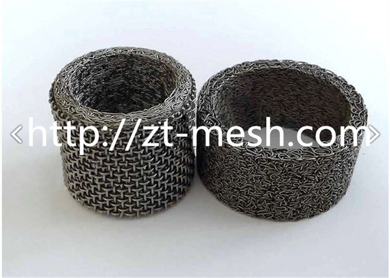 Customized Thickness Knitted Wire Mesh Screen In Brass Material