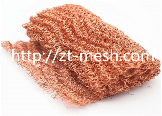 Plain Weave Knitted Wire Mesh Corrosion And Rust Resistance 3.8CM Width For Industrial Separation