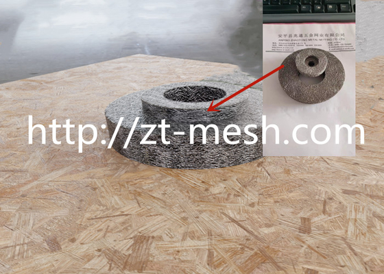 Excellent Filtering Accuracy Compressed Knitted Wire Mesh Technique Weave Stainless Steel 304 For Industrial Filtration