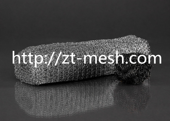 Excellent Filtering Accuracy Compressed Knitted Wire Mesh Technique Weave Stainless Steel 304 For Industrial Filtration