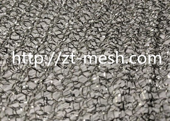 Spiral Wound Knitted Wire Mesh For Screening Craft Compressed Stainless Steel Wire 310