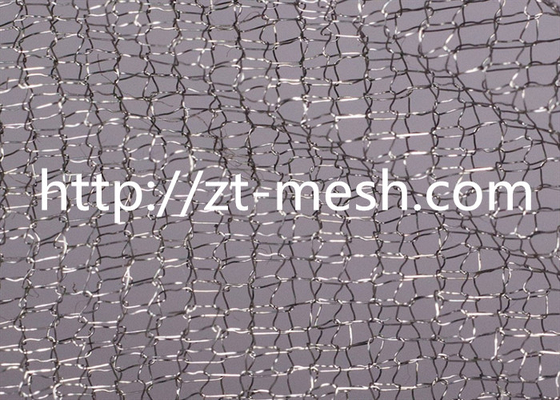 Spiral Wound Knitted Wire Mesh For Screening Craft Compressed Stainless Steel Wire 310