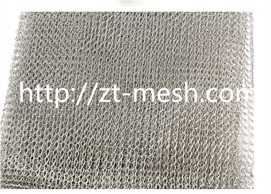 Spiral Wound Knitted Wire Mesh For Screening Craft Compressed Stainless Steel Wire 310