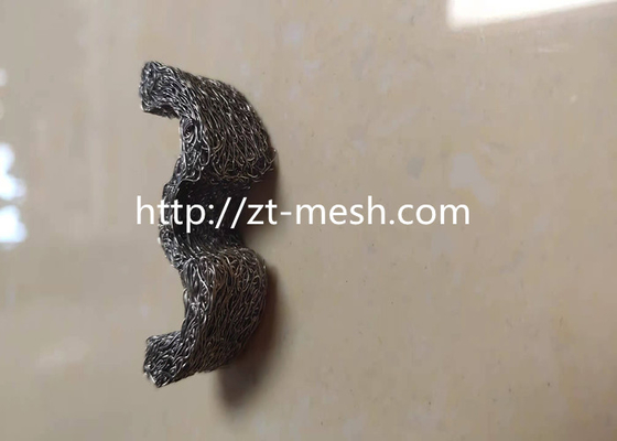 Special Shaped W Shape Knitted Wire Mesh Gasket Stainless Steel 0.11mm
