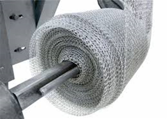 Multi Filament Knitted Wire Mesh Roll AISI304 Single Strand 0.23mm For Filter