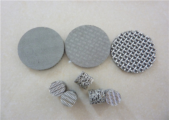 5 - 100μM Sintered Wire Mesh Filter Screen Antacid For Quartz Crucible Industry