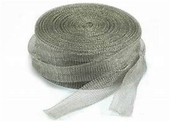 304N Stainless Steel Knitted Wire Mesh Black Customizable