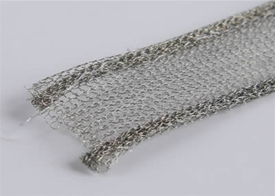 Round Hole Core Wire Mesh Tape , Monel Shielding Mesh Tape 0.08-0.55mm