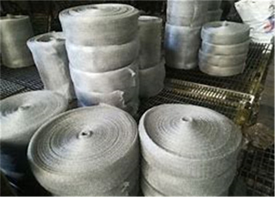 15cm 20cm 25cm Knitted Wire Mesh Tape SS304 Irregular Hole