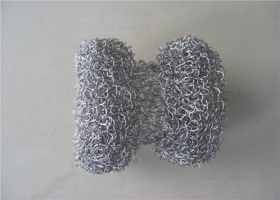 Industrial Filtering Knitted Stainless Steel Mesh High Temperature Resistance