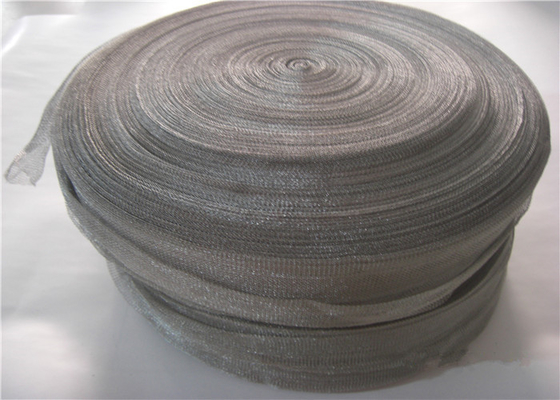 Fine Plain Knitted Wire Mesh With 0.08mm-0.55mm Diameter