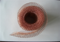 Corrugated / Crimped Copper Knitted Wire Mesh 0.18mm OEM For Filter