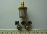 Dia 50*20mm Brass Compressed Knitted Mesh 98% Filter Square Hole