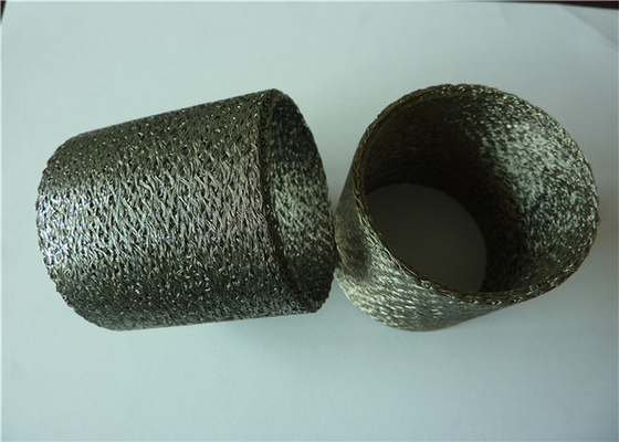 OD25mm Compressed Knitted Wire Mesh Filter gas liquid 0.55mm 100mesh/inch