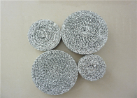 White Knitted Aluminum Foil Mesh Dia118mm Length Customized For Auto
