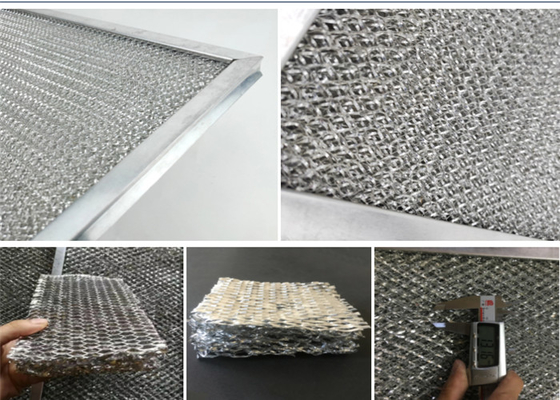 Customized Aluminium Filter Mesh Media Metal Framework OEM / ODM For Heater