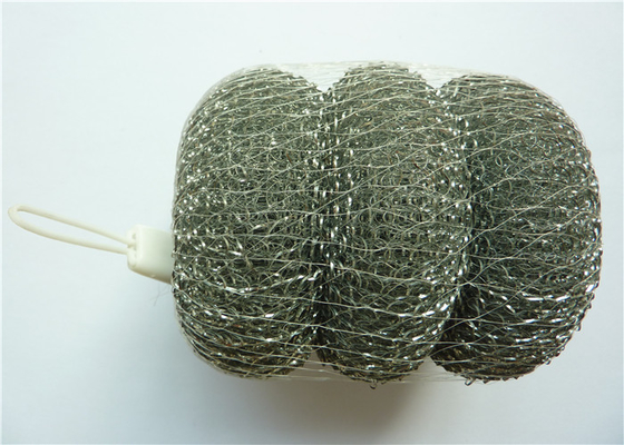 Wire Scourer Stainless Steel Cleaning Ball 15g*6 5x 2.5cm For Industry