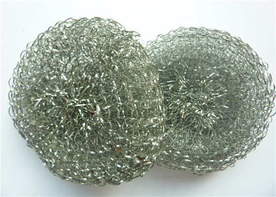 Roundness Stainless Steel Mesh Scourer Ribbon Like Filament Free Sample