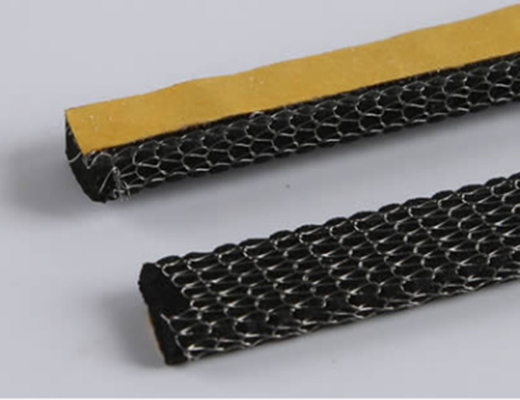 EMI Shielding Knitted Wire Mesh Gasket 316SS Square Ring φ5mm Conductive Elastomer Cored