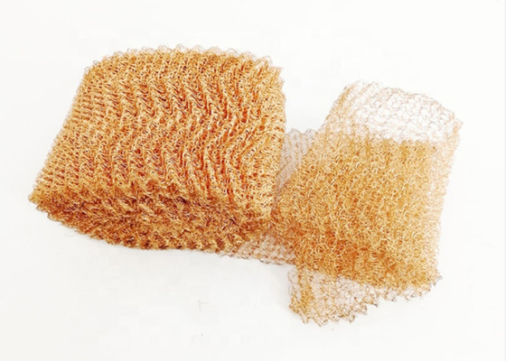 Gas Liquid Knitted Copper Mesh Roll Pest Control 99% Pure 0.18mm