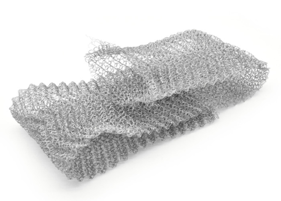 Gas Liquid Filter Knitted Wire Mesh 0.23mm 0.55mm Color Customized