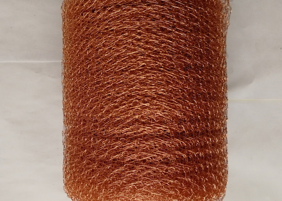 Reusable Knitted Copper Cleaning Mesh Width 400mm 30m Length