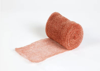 ODM 38mm Red Copper Wire Mesh , High Strength Compressed Knitted Mesh